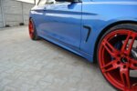 Maxton racing side skirt diffusers for BMW 4 Coupe / Gran Coupe / Cabrio M-Pack F32 / F36 / F33