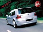 Maxton rear diffuser for VW GOLF 4 25'TH ANNIVERSARY LOOK (without exhaust hole)