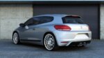 Maxton rear diffuser for VW SCIROCCO STANDARD (SCIROCCO R LOOK)