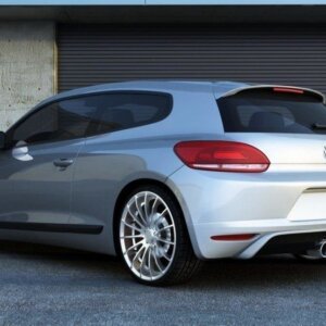 Maxton stražnji difuzor za VW SCIROCCO STANDARD (SCIROCCO R LOOK)