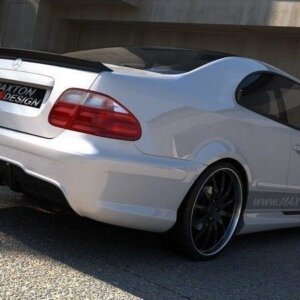 Maxton rear bumper for MERCEDES CLK W208