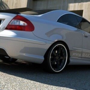 Maxton rear bumper for MERCEDES CLK W209