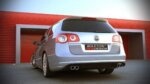 Maxton spoiler extension for VW PASSAT B6 ( R-LINE LOOK ) 2 EXHAUSTS