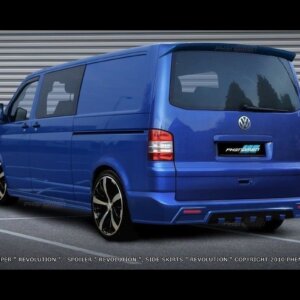 Maxton rear bumper for VW T5 < REVOLUTION > TUV TEILGUTACHTEN