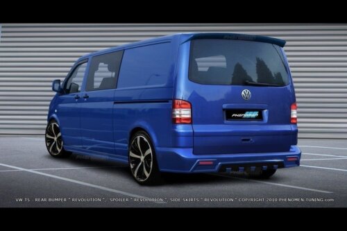 Maxton rear bumper for VW T5 < REVOLUTION > TUV TEILGUTACHTEN