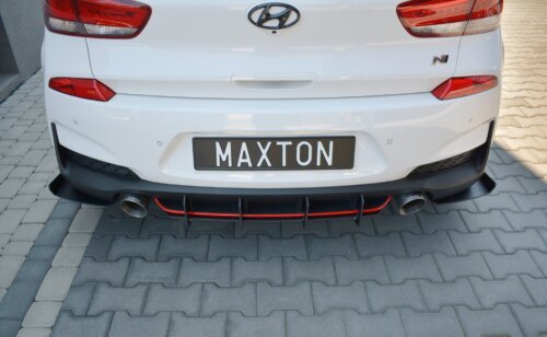 Maxton rear diffuser for HYUNDAI I30 Mk3 N
