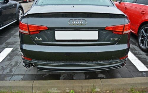 Maxton rear side splitters for Audi A4 B9 S-Line