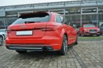 Maxton rear side splitters for Audi A4 B9 S-Line