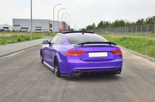 Maxton rear side splitters for Audi RS5 Mk1 (8T) Facelift