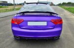 Maxton rear side splitters for Audi RS5 Mk1 (8T) Facelift