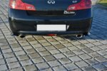 Maxton rear side splitters for Infiniti G37 Sedan