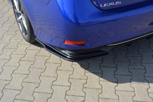 Maxton rear side splitters for Lexus GS Mk4 Facelift H
