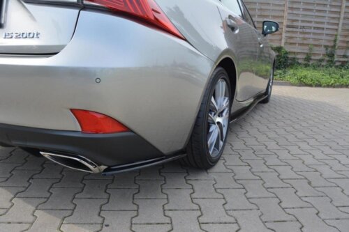 Maxton rear side splitters for Lexus IS Mk3 Facelift T