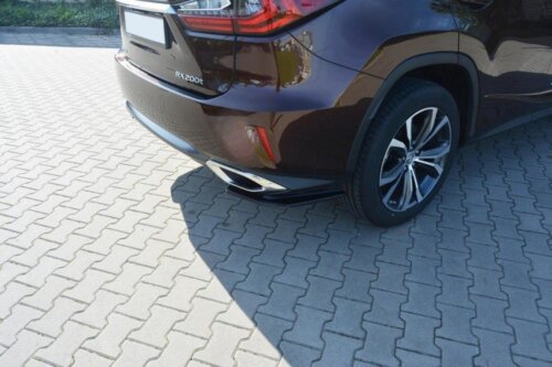 Maxton rear side splitters for Lexus RX Mk4 T