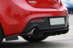 Maxton rear side splitters for MAZDA 3 MK2 MPS