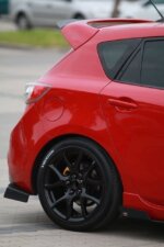 Maxton rear side splitters for MAZDA 3 MK2 MPS
