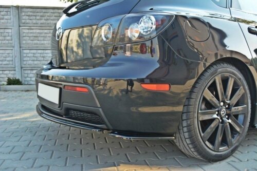 Maxton rear side splitters for MAZDA 3 MPS MK1 (PREFACE) US-Spec Version