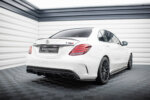 Maxton rear side splitters for Mercedes C-Class S205 63AMG
