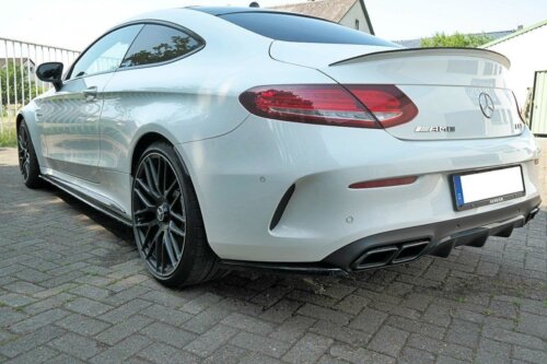 Maxton rear side splitters for Mercedes C-Class C205 63AMG Coupe