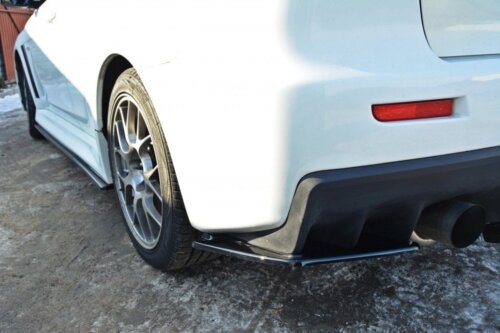 Maxton rear side splitters for Mitsubishi Lancer Evo X
