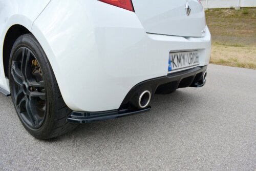 Maxton rear side splitters for RENAULT CLIO MK3 RS Facelift