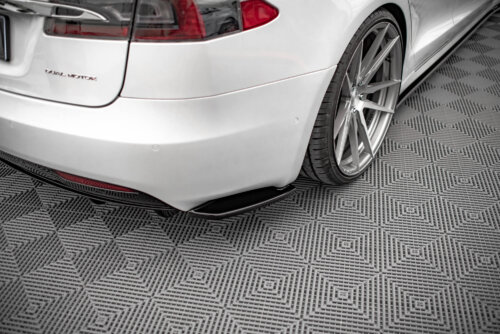 Maxton rear side splitters for Tesla Model S Facelift