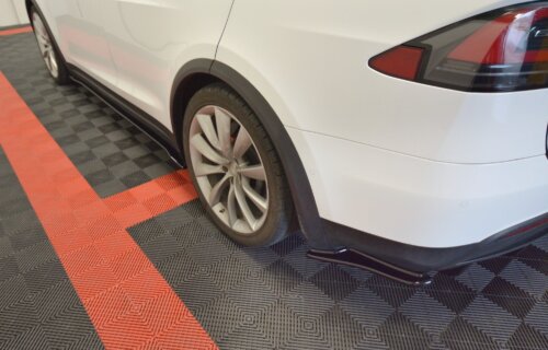 Maxton rear side splitters V.1 for TESLA MODEL X