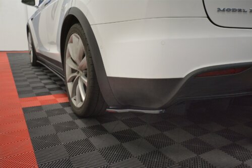 Maxton rear side splitters V.2 for TESLA MODEL X