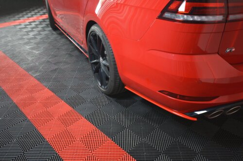 Maxton rear side splitters V.2 for VW GOLF 7 R Variant Facelift