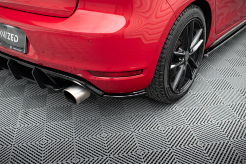 Maxton rear side splitters for VW GOLF VI GTI 35th