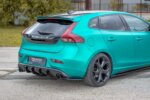 Maxton rear side splitters for Volvo V40 R-design