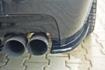 Maxton rear side splitters for BMW 5 M-Pack Sedan /Touring F10/F11 (fits two double exhaust ends)