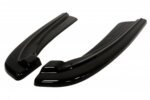 Maxton rear side splitters for BMW 5 M-Pack Sedan /Touring F10/F11 (fits two double exhaust ends)