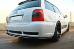 Maxton rear splitter for AUDI RS4 B5 (with a vertical bar)