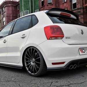 Maxton stražnji splitter (with a vertical bar) za Volkswagen Polo GTI Mk5 Facelift