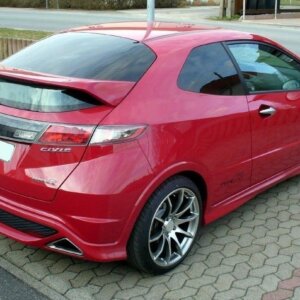 Maxton produžetak spojlera za HONDA CIVIC VIII HB < TYPE R LOOK >
