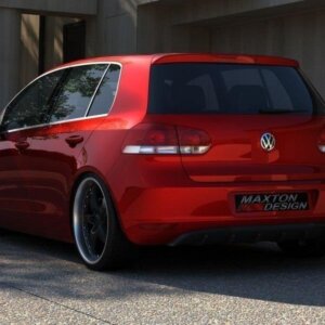 Maxton stražnji difuzor za VW GOLF VI WITHOUT EXHAUST HOLE