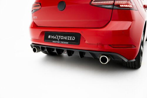 Maxton rear diffuser for VW GOLF VII GTI FACELIFT