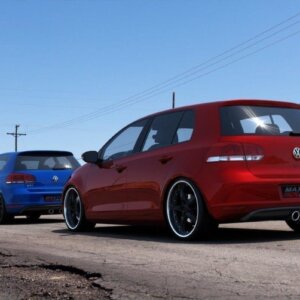 Maxton stražnji difuzor za VW Golf V R32 Look for VW Golf VI