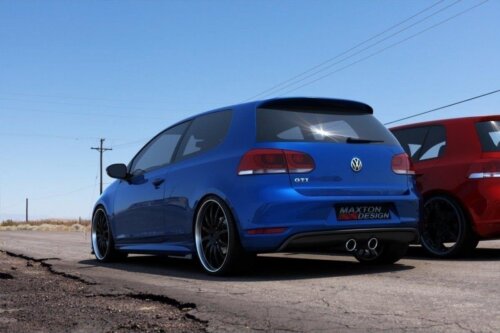 Maxton rear diffuser for VW Golf V R32 Look for VW Golf VI GTI