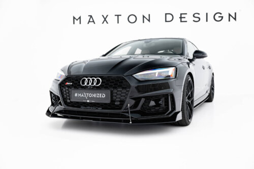 Maxton racing front splitter V.2 for Audi RS5 Coupe / Sportback F5