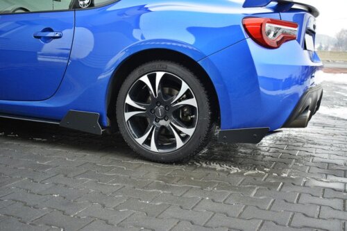 Maxton Racing Rear Side Splitters Subaru BRZ Mk1 / Mk1 Facelift