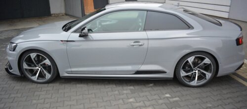 Maxton racing side skirt diffusers for Audi RS5 F5 Coupe