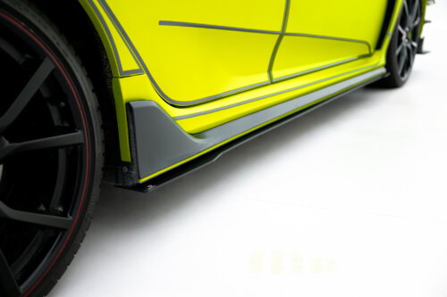 Maxton racing side skirt diffusers for Honda Civic Type-R Mk10 / Mk10 Facelift