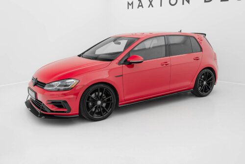 Maxton Racing Side Skirts Diffusers VW Golf 7 R / R-Line Facelift