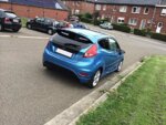 Maxton rear bumper extension za Ford Fiesta Mk7