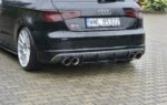 Maxton rear diffuser for Audi S3 8V Hatchback / Sportback