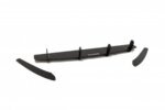 Maxton rear diffuser & rear side splitters for Audi A6 S-Line Sedan / Avant C7 (exhaust 2x1)