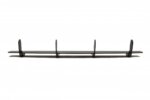 Maxton rear diffuser & rear side splitters for Audi A6 S-Line Sedan / Avant C7 (exhaust 2x1)