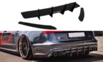 Maxton rear diffuser & rear side splitters for Audi S6 C7 FL